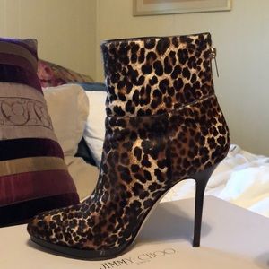Jimmy Choo calf hair booties
